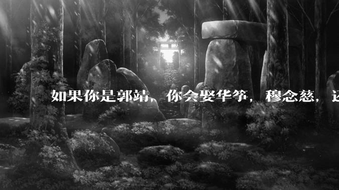 如果你是郭靖，你会娶华筝，穆念慈，还是黄蓉？